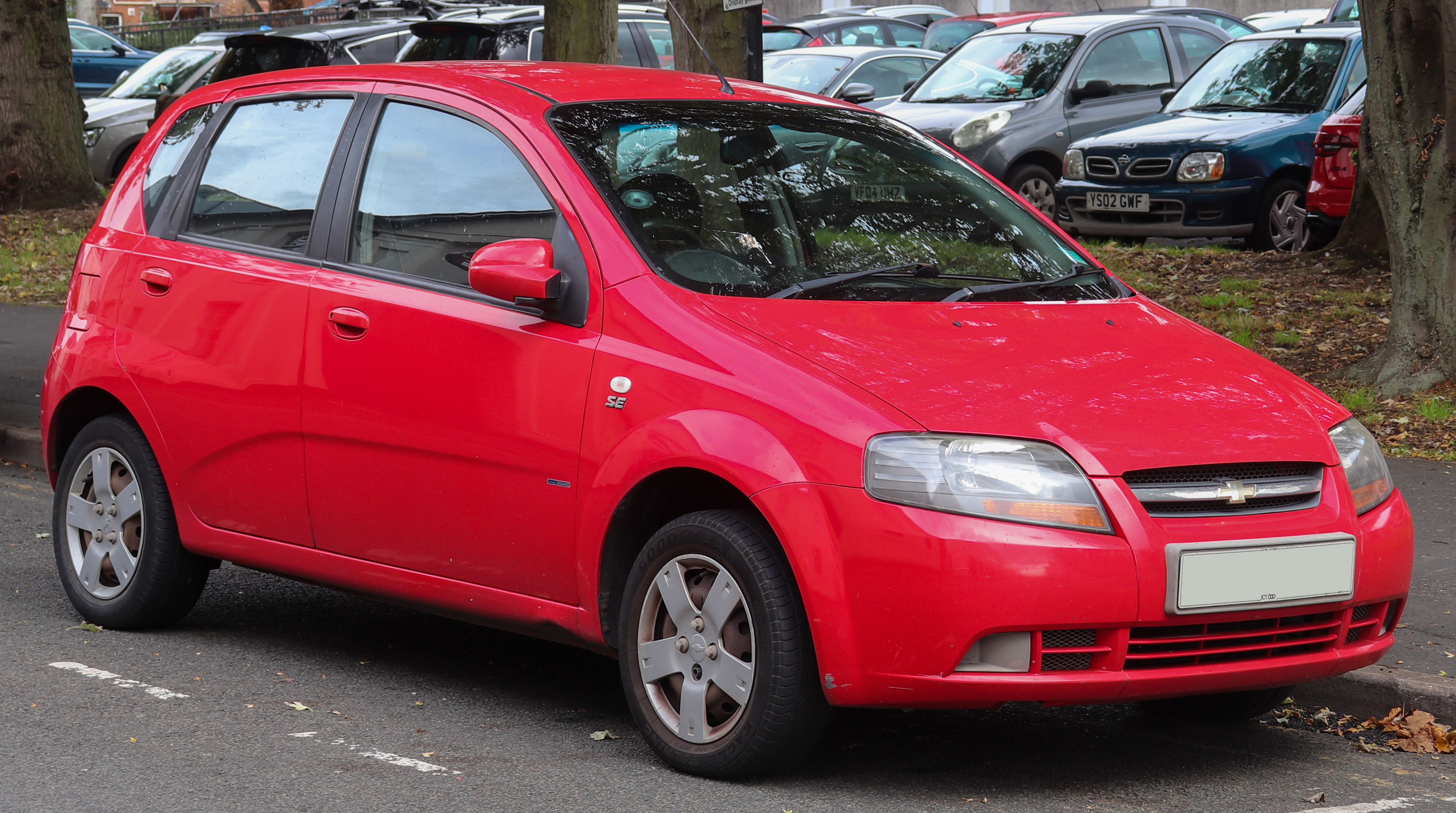 a Picture of a red 2007 Chevrolet Kalos (Aveo).